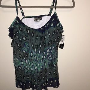 St Tropez swimwear tankini top *NEW w/ TAGS